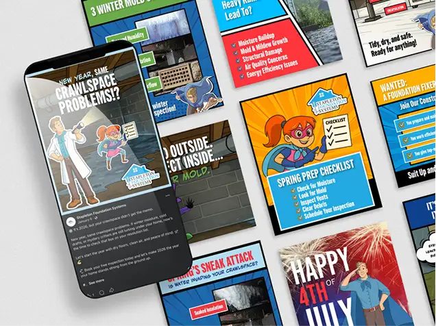 Stapleton social mockups
